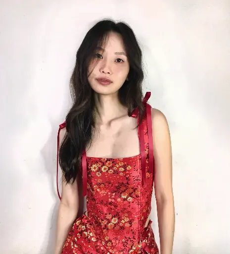 Claret Floral Corset 